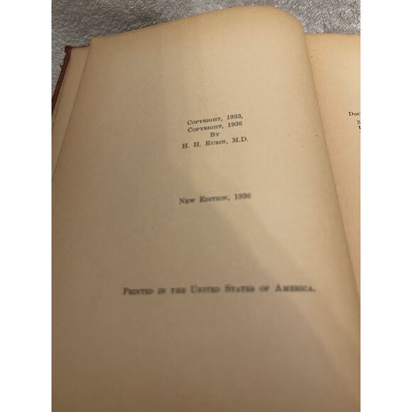 Eugenics and Sex Harmony by Herman H. Rubin M.D. - 1936 HC - Picture 6 of 11